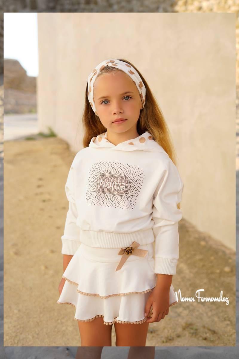 Conjunto falda short y sudadera