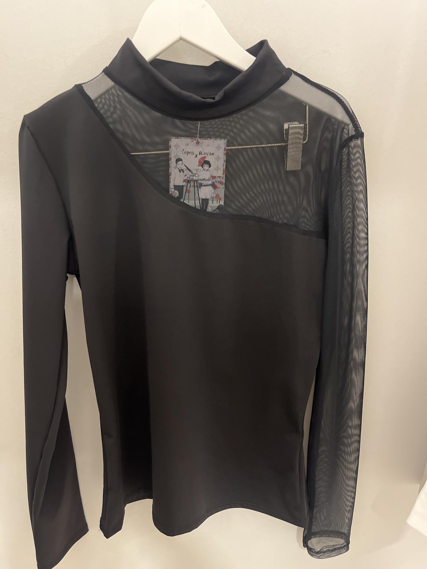 Camiseta licra negra