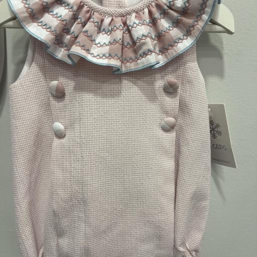 Pelele mini cuadro vichy 