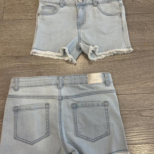 Short denim elástico 