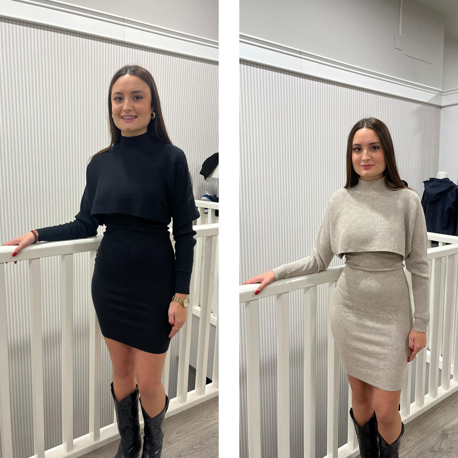 Vestido punto 3 en 1