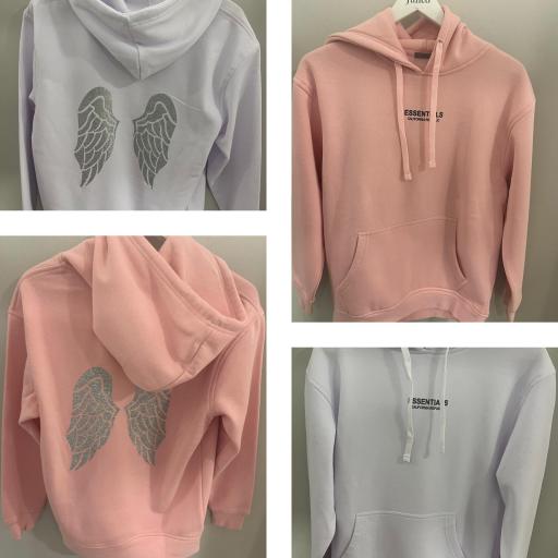 Hoddie capucha alas  [0]