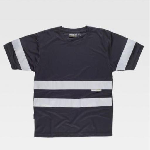 CAMISETA REFLECTANTE NEGRA C3939 [0]
