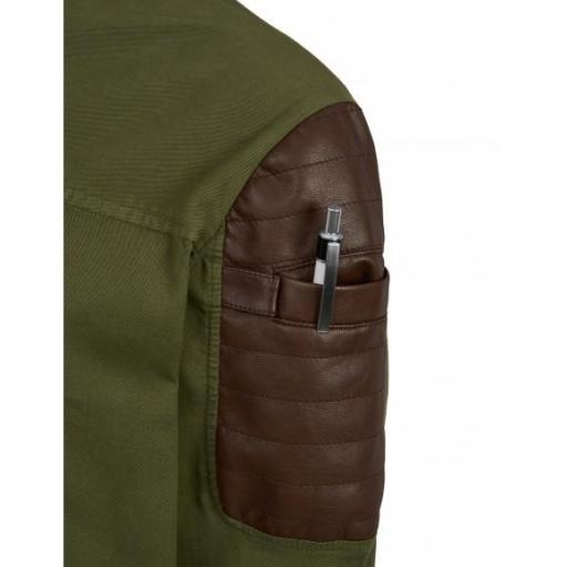 Ref.4140 Chaquetilla contrastes polipiel MONZA  [1]