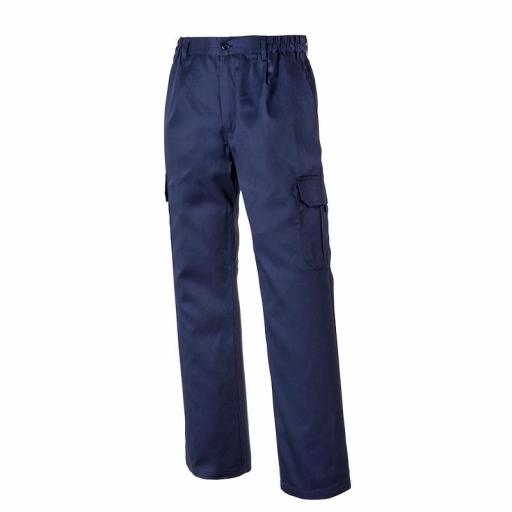 Pantalón Azul Marino forrado con bandas  [0]