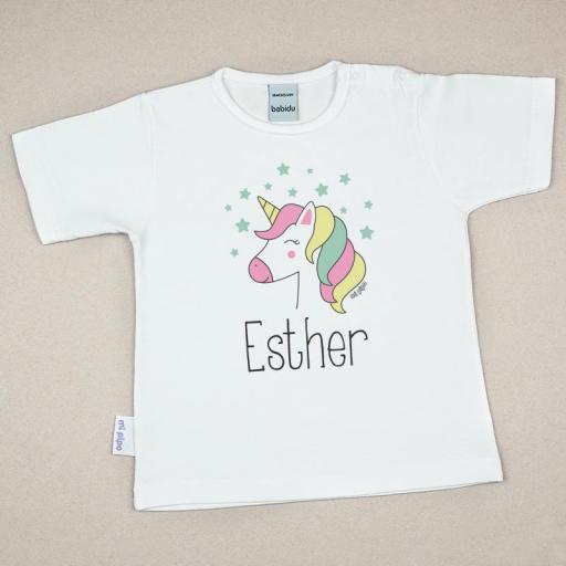 Camiseta o Sudadera Bebé y Niño/a Personalizada Unicornio [1]