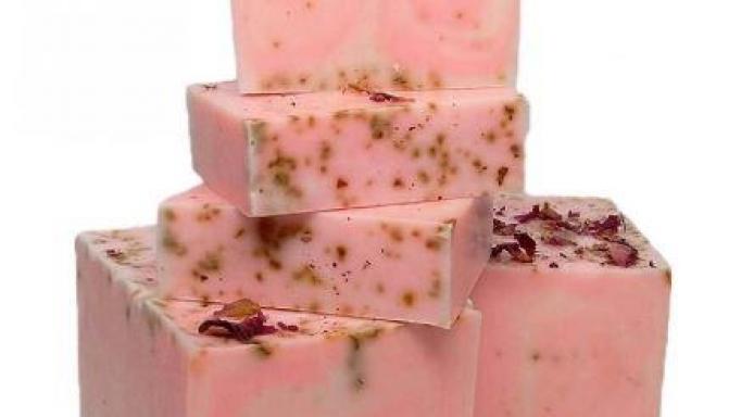 Artesanal Jabón de glicerina rosa mosqueta [3]