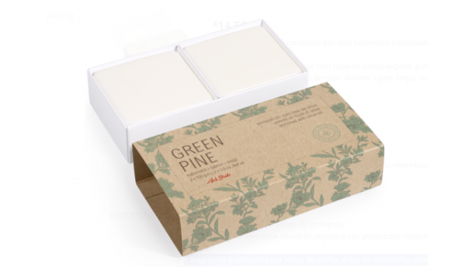 Caja de Jabones GREEN PINE – 2x100g [1]