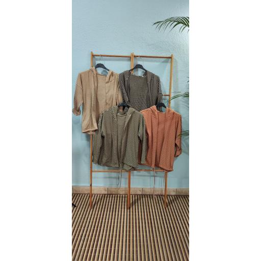 CHAQUETA CAPUCHA RAYAS QUIMERA [1]