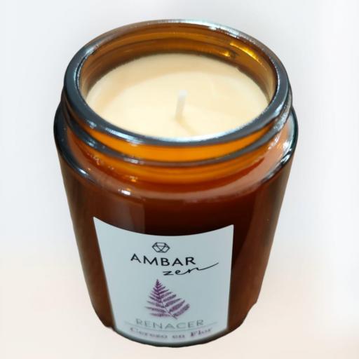 VELA AROMATICA DE CERA VEGETAL. [0]