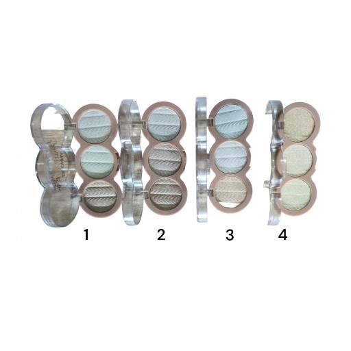 KIT DE SOMBRAS - COLORETES ILUMINADORES DORADOS [1]