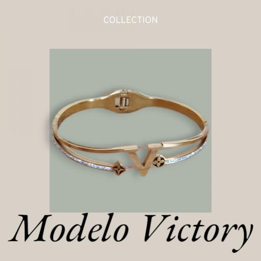 PULSERA ACERO DORADO MODELO VICTORY [0]