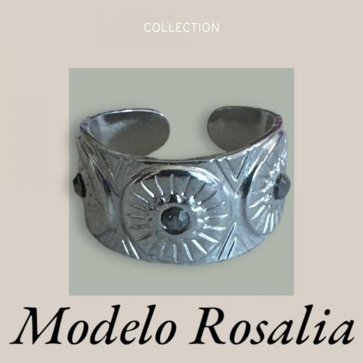 ANILLO ACERO MODELO ROSALIA [0]