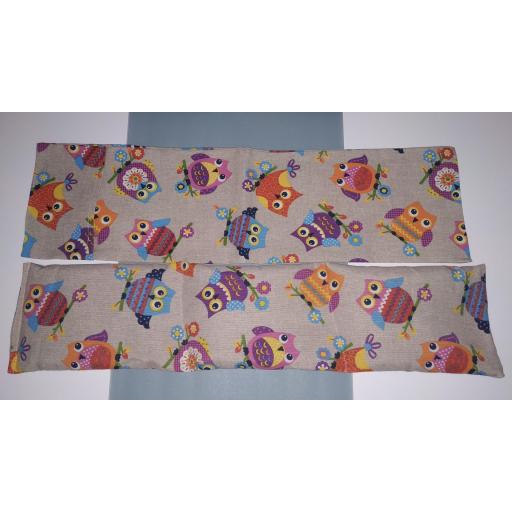 SACO TÉRMICO DE LAVANDA -CON FUNDA-BÚHOS. [2]