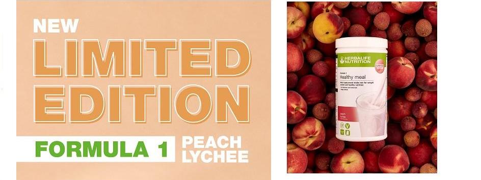 NEW Limited Edition Formula 1 Peach Lychee