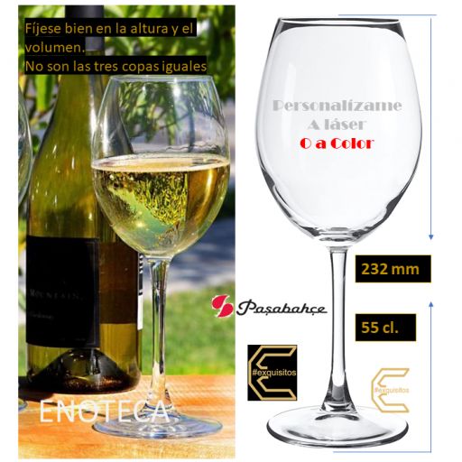 COPA VINO GRABADA ENOTECA 55.  [0]