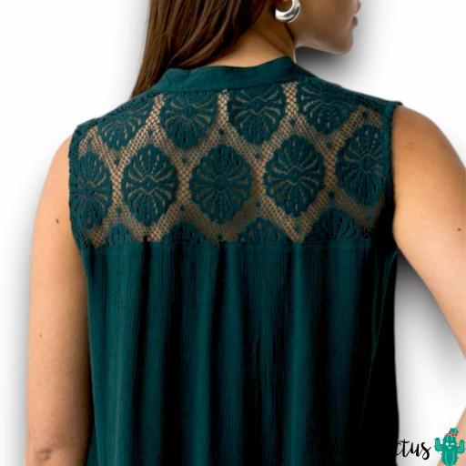 Blusa Lynx Verde de Tiffosi [4]