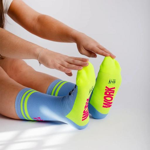 Calcetines "Calcetines para darlo todo" Blue de UO [3]