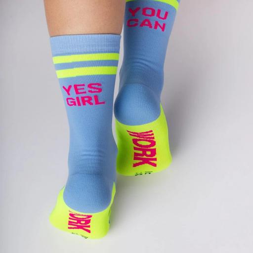 Calcetines "Calcetines para darlo todo" Blue de UO [1]