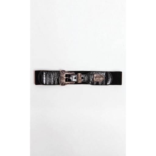 Bette Belt de Minueto - Cinturón de piel con hebilla de metal