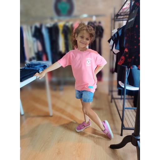 Camiseta Surf Rosa Niña de Anabel Lee [3]