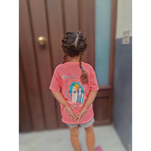 Camiseta Surf Rosa Niña de Anabel Lee [2]
