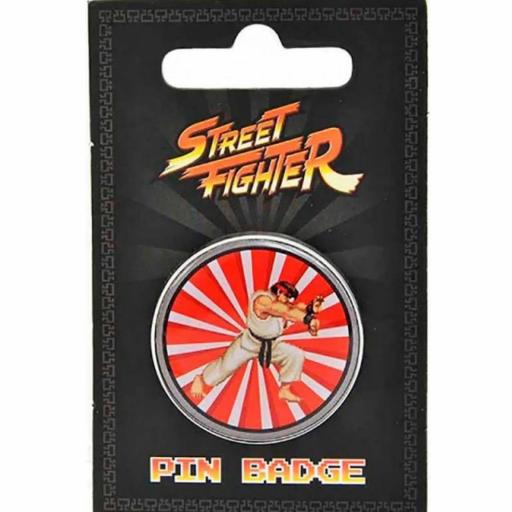 Pin-metal-alta-calidad-Ryu-Street-Fighter