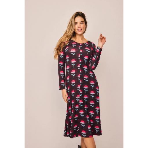 Vestido Pino flor rosa de Smile [0]