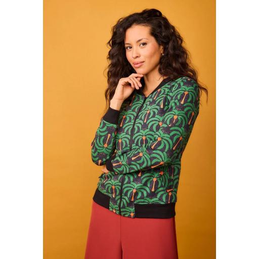 Bomber bosque negra palmer de Smile [2]