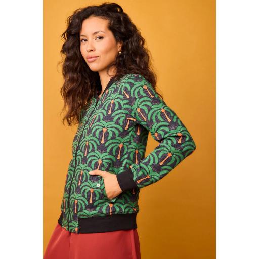 Bomber bosque negra palmer de Smile [4]