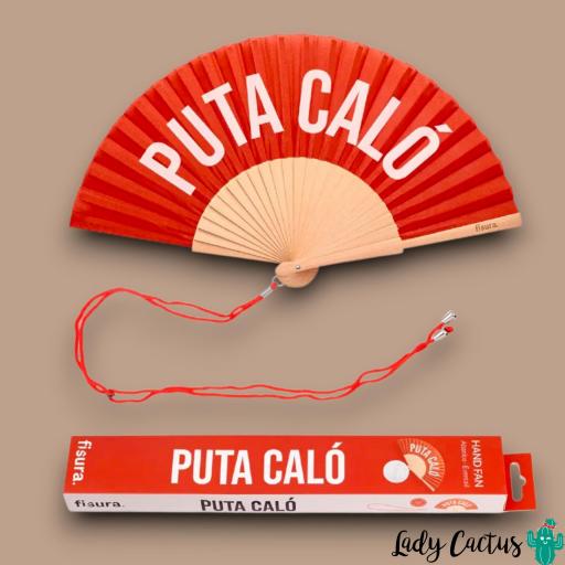 Abanico "Put* Caló" Rojo Fisura [5]