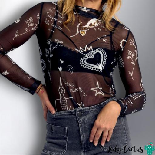 Camiseta Tul “Poemas” Aire Retro