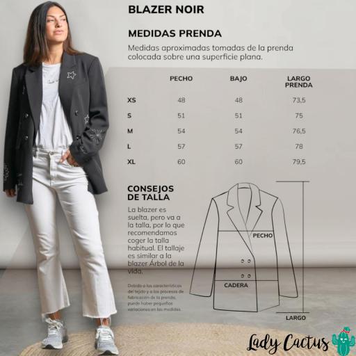 Blazer Noir Anabel Lee [7]