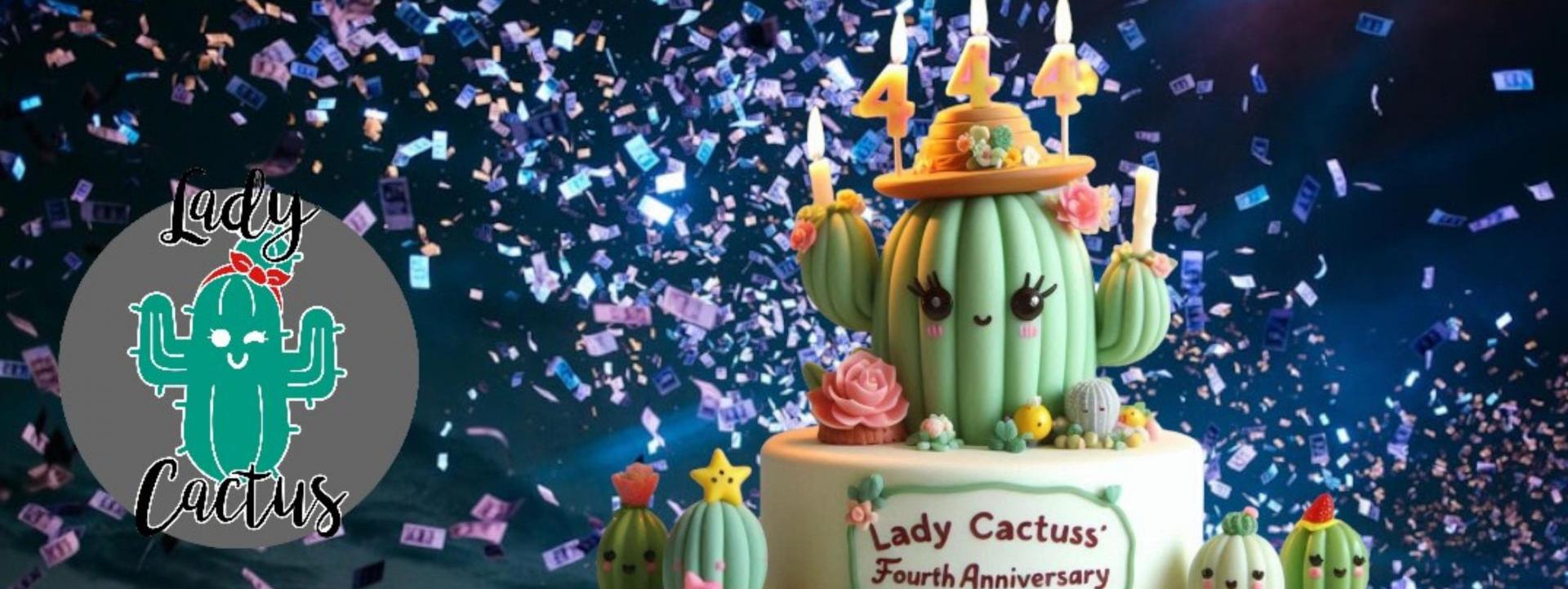 Celebrando Nuestro Cuarto Aniversario: La Historia de Keep and Trendy en Lady Cactus