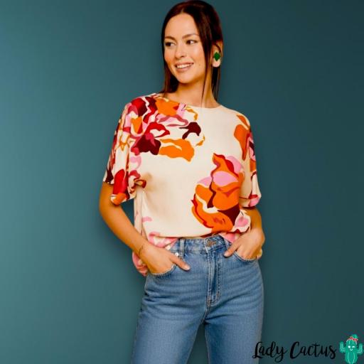 Blusa Gandía Blanca de Smile [3]