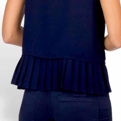 Blusa azul marino con tirante ancho de Tiffosi [6]