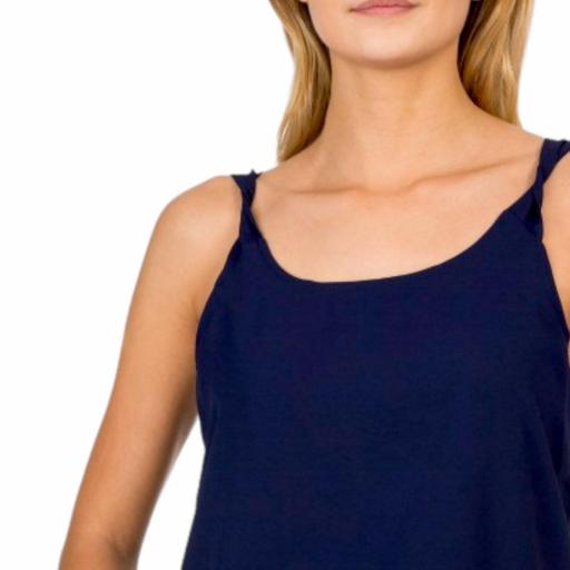 Blusa azul marino con tirante ancho de Tiffosi [3]