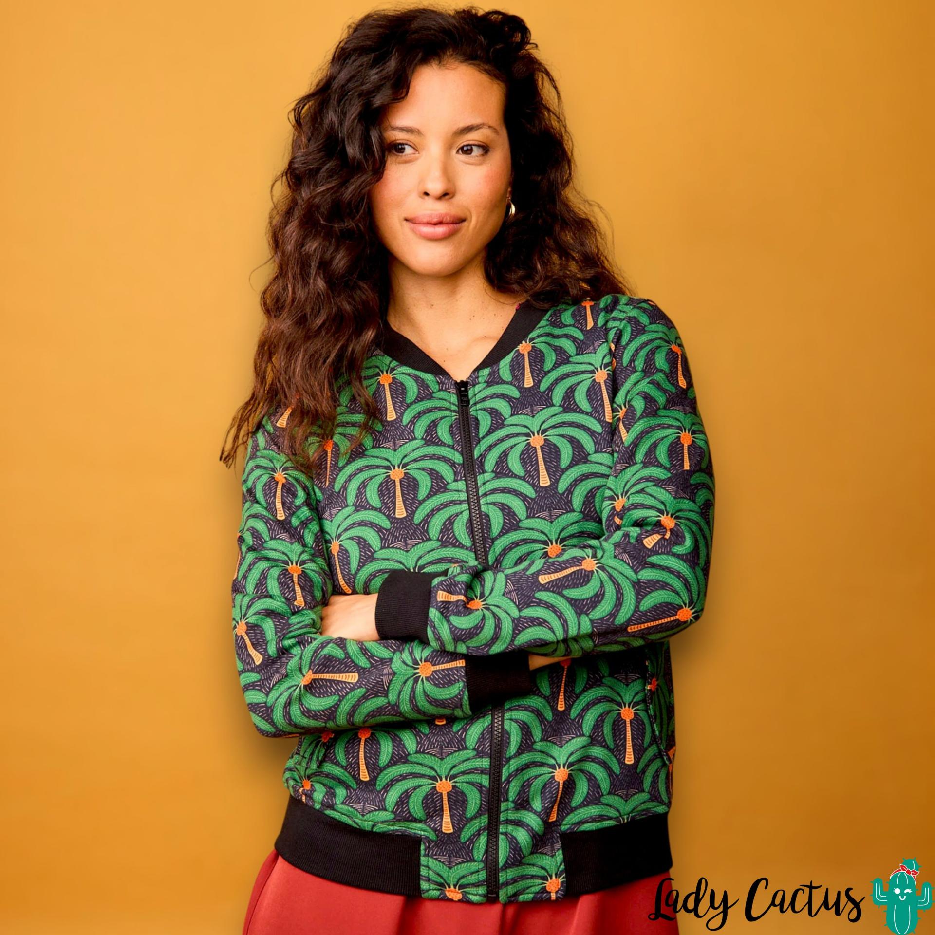 Bomber Bosque Negra Palmer Smile