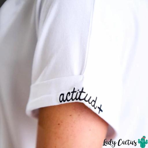 Camiseta Básica Blanca Actitud + Anabel Lee [5]