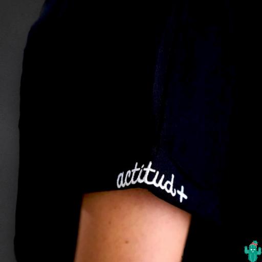 Camiseta Básica Negra Actitud + Anabel Lee [5]