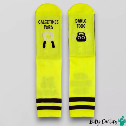 Calcetines Para Darlo Todo Amarillo Negro UO [1]
