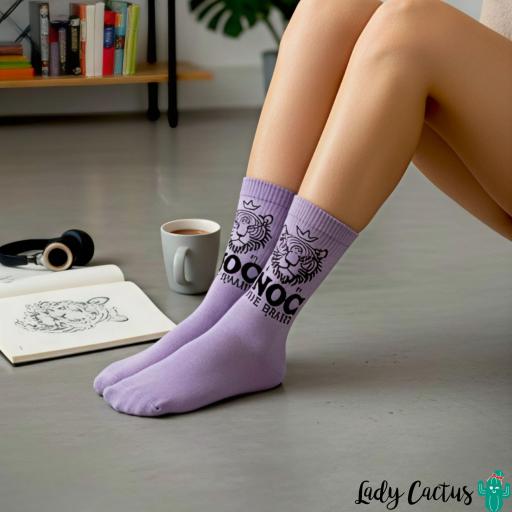 Calcetines Tiger Lila de Noc the Brand [5]