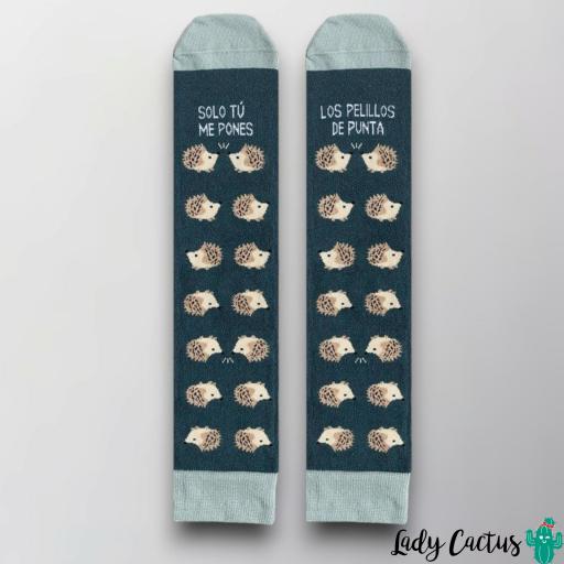 Calcetines Me Pones Pelillos Punta Azul UO [1]