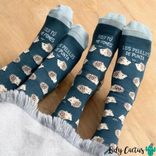 Calcetines Me Pones Pelillos Punta Azul UO [5]