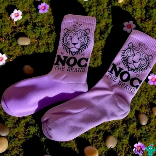 Calcetines Tiger Lila de Noc the Brand [2]