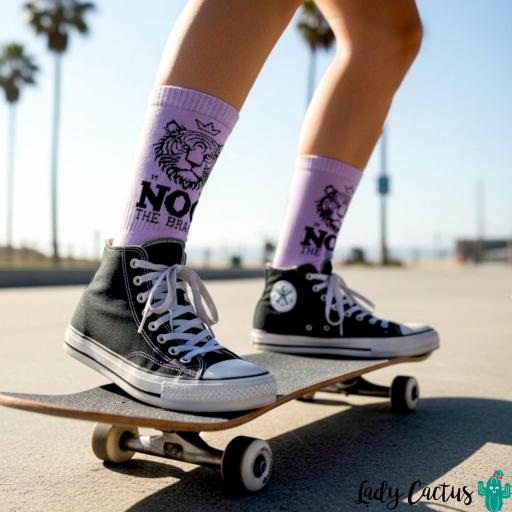 Calcetines Tiger Lila de Noc the Brand [1]