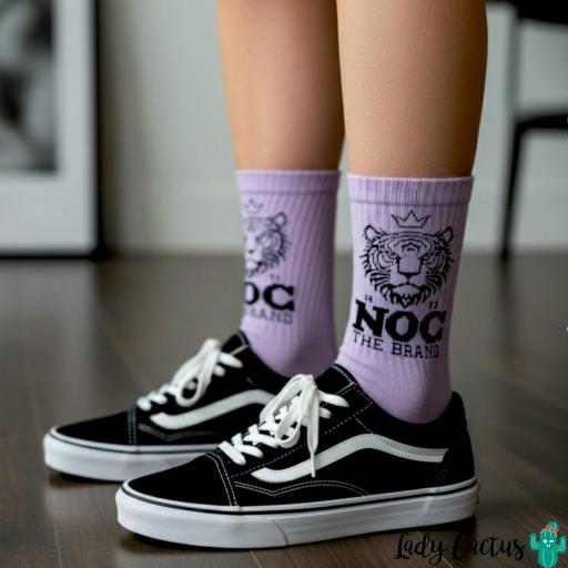 Calcetines Tiger Lila de Noc the Brand [0]