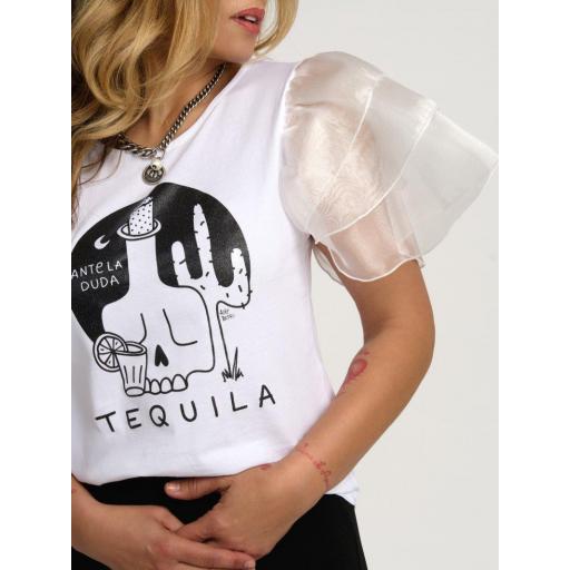 Camiseta "Tequila" manga organza de Aire Retro [3]