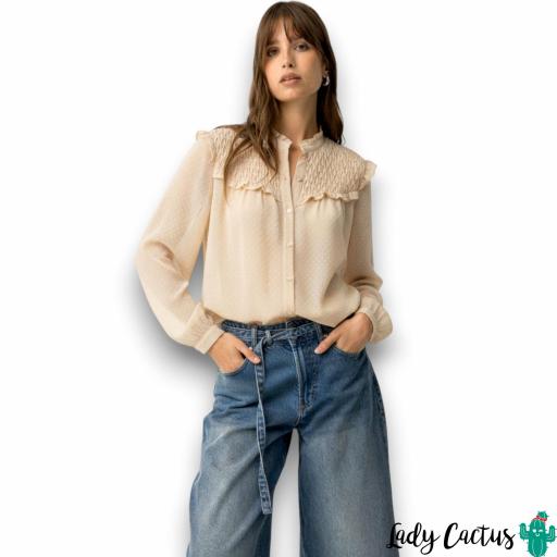 Camisa Dylan Tiffosi Beige [0]