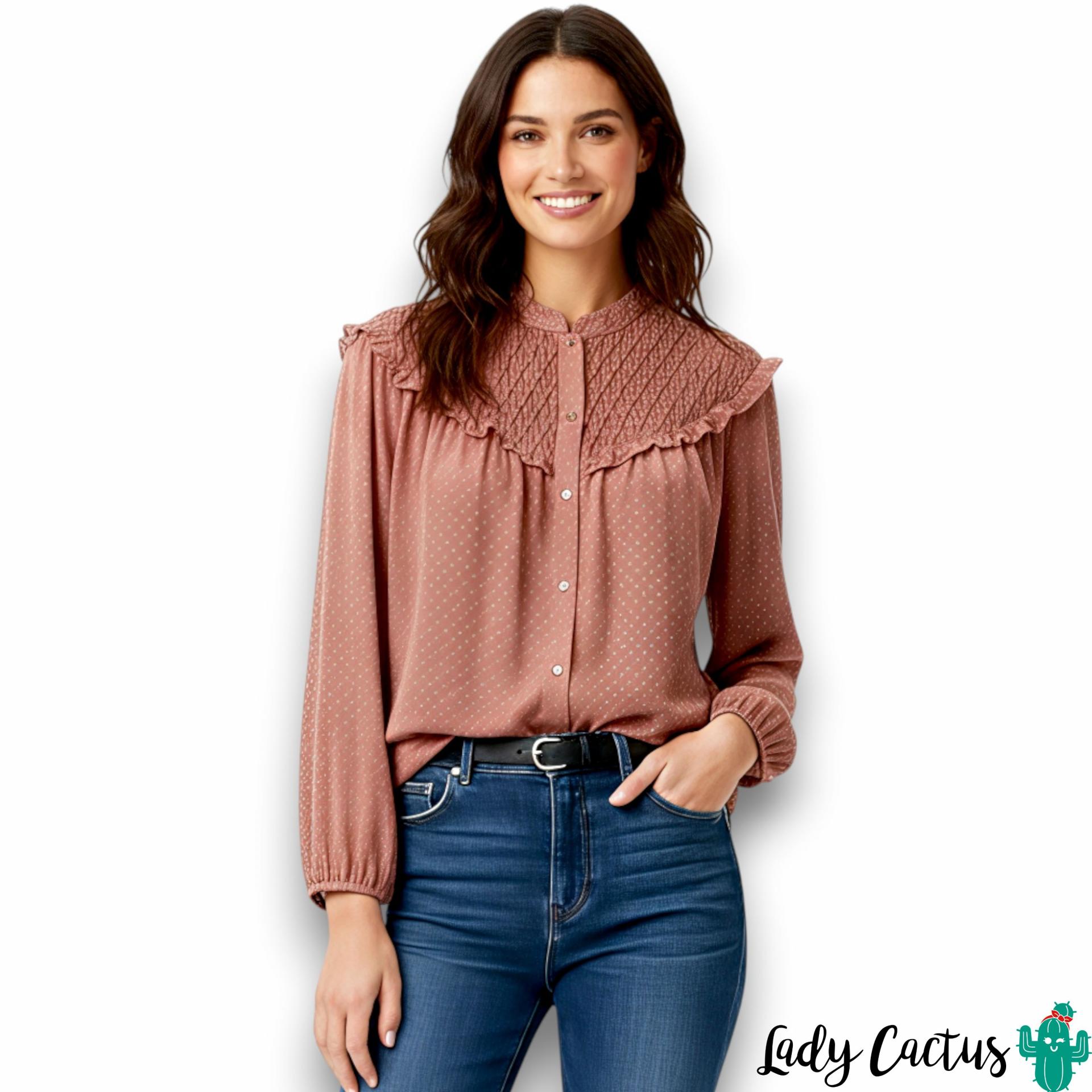 Camisa Dylan Tiffosi Canyon Rose